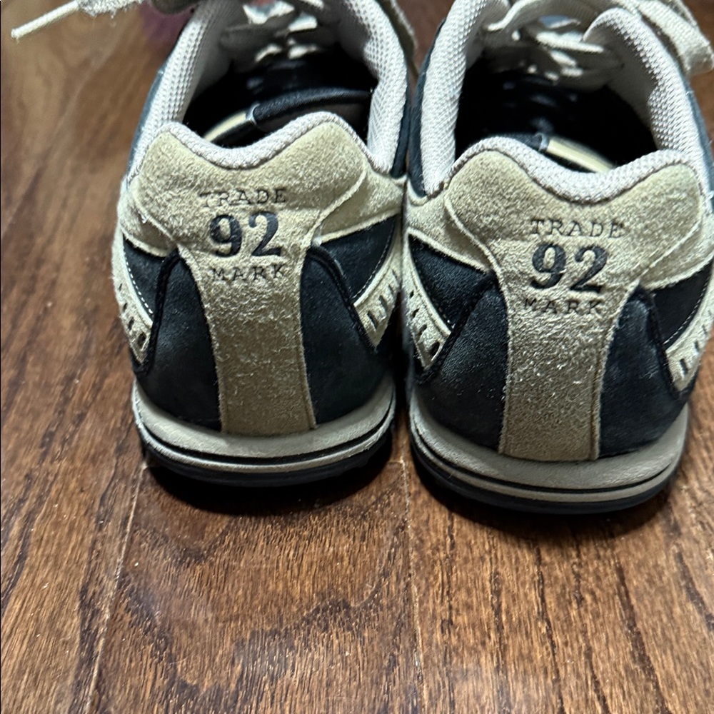 Skechers Navy and Tan Lace-Up Sneakers - Picture 9 of 10